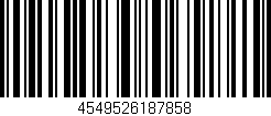 Código de barras (EAN, GTIN, SKU, ISBN): '4549526187858'