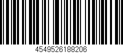 Código de barras (EAN, GTIN, SKU, ISBN): '4549526188206'