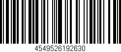Código de barras (EAN, GTIN, SKU, ISBN): '4549526192630'