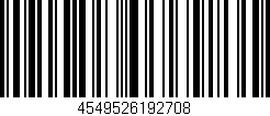 Código de barras (EAN, GTIN, SKU, ISBN): '4549526192708'