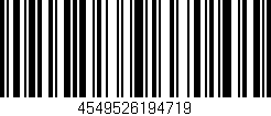 Código de barras (EAN, GTIN, SKU, ISBN): '4549526194719'