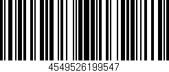 Código de barras (EAN, GTIN, SKU, ISBN): '4549526199547'