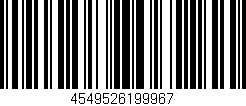 Código de barras (EAN, GTIN, SKU, ISBN): '4549526199967'