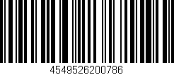 Código de barras (EAN, GTIN, SKU, ISBN): '4549526200786'
