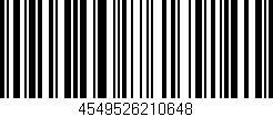 Código de barras (EAN, GTIN, SKU, ISBN): '4549526210648'