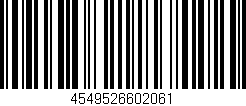 Código de barras (EAN, GTIN, SKU, ISBN): '4549526602061'