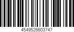 Código de barras (EAN, GTIN, SKU, ISBN): '4549526603747'