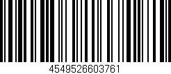Código de barras (EAN, GTIN, SKU, ISBN): '4549526603761'