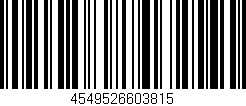 Código de barras (EAN, GTIN, SKU, ISBN): '4549526603815'