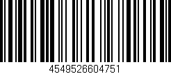 Código de barras (EAN, GTIN, SKU, ISBN): '4549526604751'