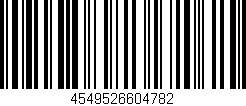 Código de barras (EAN, GTIN, SKU, ISBN): '4549526604782'