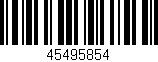 Código de barras (EAN, GTIN, SKU, ISBN): '45495854'