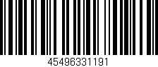 Código de barras (EAN, GTIN, SKU, ISBN): '45496331191'