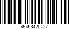 Código de barras (EAN, GTIN, SKU, ISBN): '45496420437'