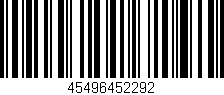 Código de barras (EAN, GTIN, SKU, ISBN): '45496452292'