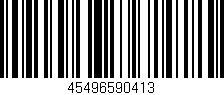 Código de barras (EAN, GTIN, SKU, ISBN): '45496590413'