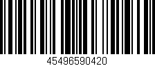 Código de barras (EAN, GTIN, SKU, ISBN): '45496590420'