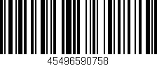 Código de barras (EAN, GTIN, SKU, ISBN): '45496590758'