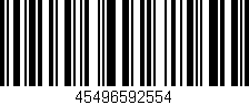 Código de barras (EAN, GTIN, SKU, ISBN): '45496592554'