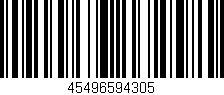 Código de barras (EAN, GTIN, SKU, ISBN): '45496594305'