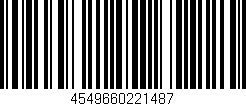 Código de barras (EAN, GTIN, SKU, ISBN): '4549660221487'