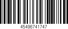 Código de barras (EAN, GTIN, SKU, ISBN): '45496741747'
