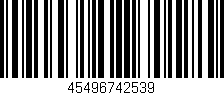 Código de barras (EAN, GTIN, SKU, ISBN): '45496742539'