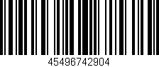 Código de barras (EAN, GTIN, SKU, ISBN): '45496742904'