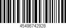 Código de barras (EAN, GTIN, SKU, ISBN): '45496742928'