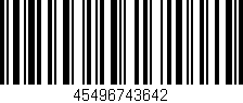 Código de barras (EAN, GTIN, SKU, ISBN): '45496743642'