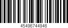 Código de barras (EAN, GTIN, SKU, ISBN): '45496744946'