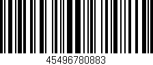 Código de barras (EAN, GTIN, SKU, ISBN): '45496780883'