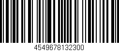 Código de barras (EAN, GTIN, SKU, ISBN): '4549678132300'