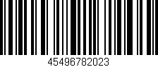 Código de barras (EAN, GTIN, SKU, ISBN): '45496782023'