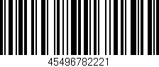Código de barras (EAN, GTIN, SKU, ISBN): '45496782221'