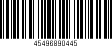 Código de barras (EAN, GTIN, SKU, ISBN): '45496890445'