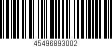 Código de barras (EAN, GTIN, SKU, ISBN): '45496893002'