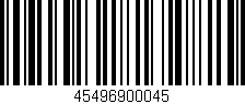 Código de barras (EAN, GTIN, SKU, ISBN): '45496900045'