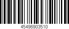 Código de barras (EAN, GTIN, SKU, ISBN): '45496903510'