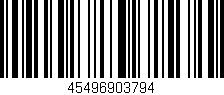 Código de barras (EAN, GTIN, SKU, ISBN): '45496903794'