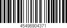 Código de barras (EAN, GTIN, SKU, ISBN): '45496904371'