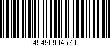 Código de barras (EAN, GTIN, SKU, ISBN): '45496904579'