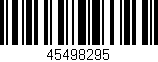 Código de barras (EAN, GTIN, SKU, ISBN): '45498295'