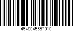 Código de barras (EAN, GTIN, SKU, ISBN): '4549845657810'