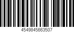Código de barras (EAN, GTIN, SKU, ISBN): '4549845663507'