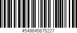 Código de barras (EAN, GTIN, SKU, ISBN): '4549845675227'