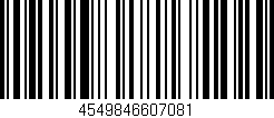 Código de barras (EAN, GTIN, SKU, ISBN): '4549846607081'