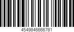 Código de barras (EAN, GTIN, SKU, ISBN): '4549846666781'