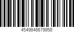 Código de barras (EAN, GTIN, SKU, ISBN): '4549846679958'