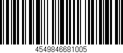 Código de barras (EAN, GTIN, SKU, ISBN): '4549846681005'